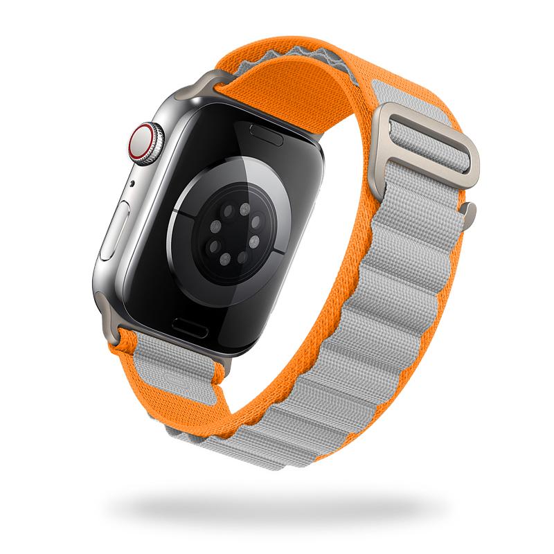 Ремешок Alpine Loop для Apple Watch ultra 45 мм, 41 мм, 44 мм, 40 мм, 49 мм, 42 мм, 38 мм, металлический браслет iWatch Ultra SE 8, 7, 6, 5, 4, нейлоновый ремешок