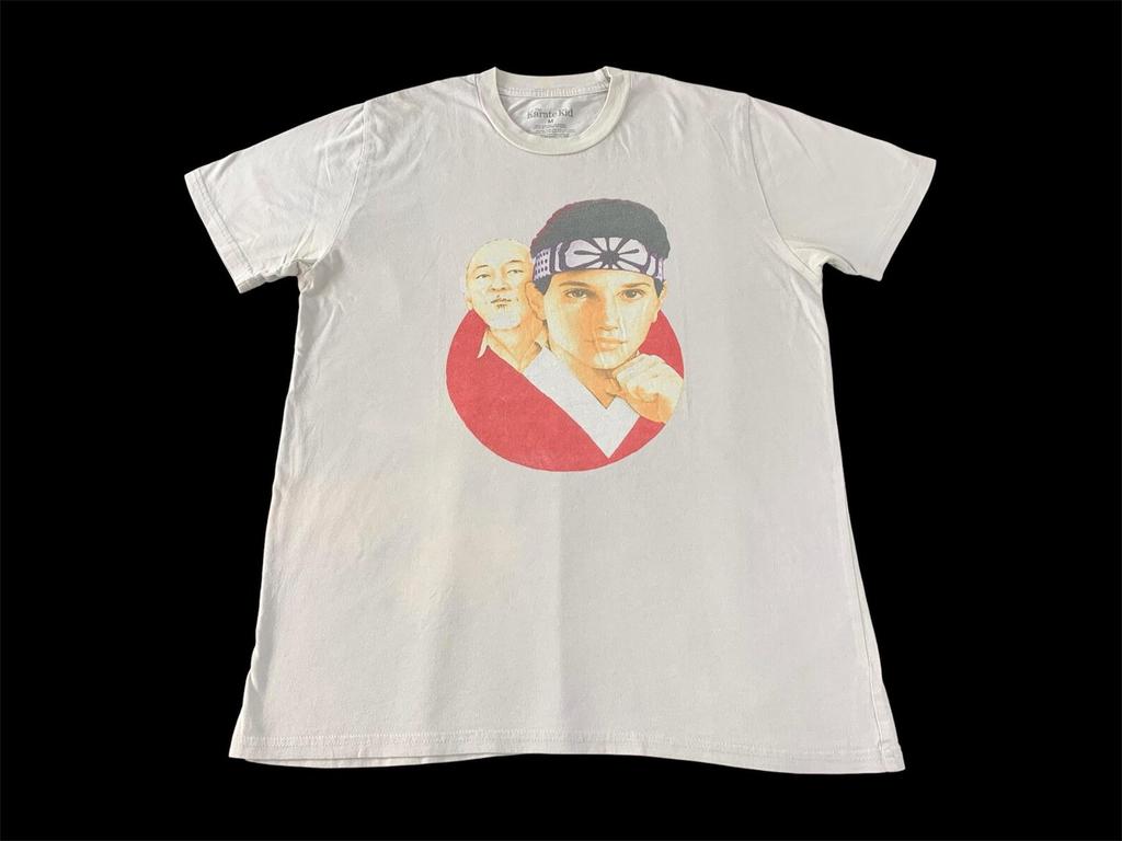 Vintage Style The Karate Kids Movie Daniel Larusso Mr Miyagi Graphic Printed Tee T-shirt Streetwear Fits M F375