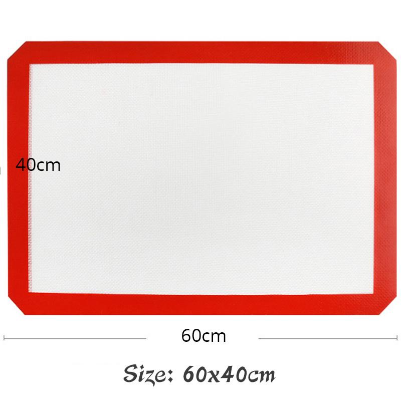 Антипригарные силиконовые коврики для выпечки, коврик для печенья, коврик для раскатывания теста, термостойкий коврик из стекловолокна для духовки, мука для теста, помадка