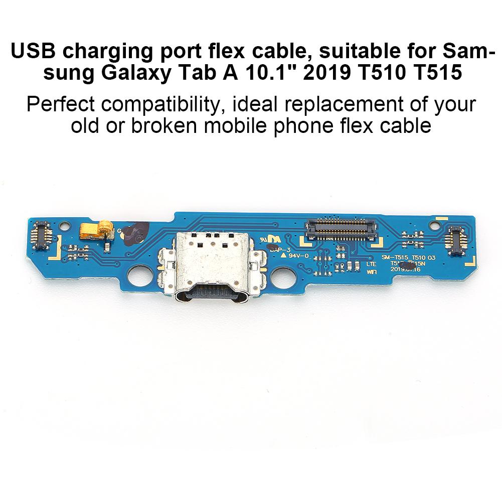 USB-порт гибкий кабель для Samsung Tab A 10.1" 2019 T510 T515 телефон интерфейс зарядки