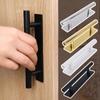 No Punching Door Pull Surface Mounted Cabinet Handle Modern Self-adhesive Door Handle Wardrobe