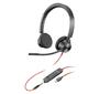 Poly Wired Headset Blackwire 3325 Connection Noise Canceling with Microphone Lightweight Year Manufacturer Windows Mac Chrome Web Conference Earphones
