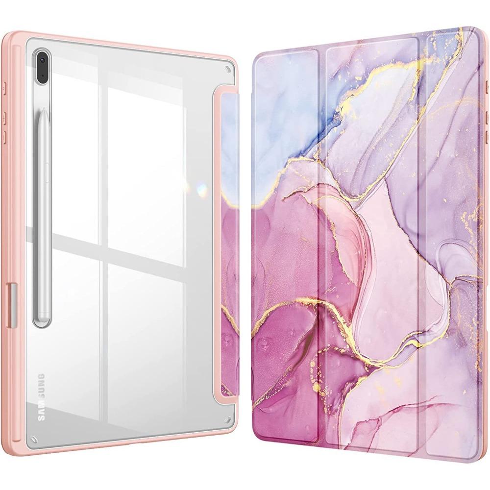 Для Samsung Galaxy Tab S9FE S10FE Plus 11 дюймов Чехол Акриловый Защита от сгибания со слотом для S Pen