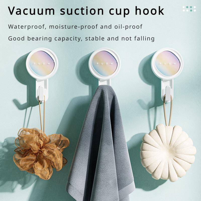 Suction Hooks Powerful Suction Cup Hooks Vacuum Suction Holder Heavy Duty Shower Glass Window Hanger Waterproof Suction Hanger