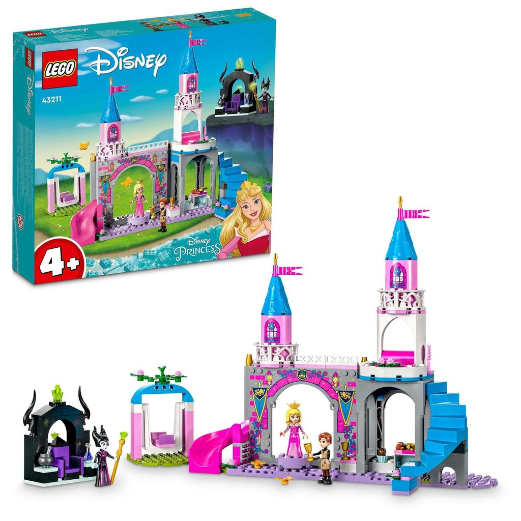 LEGO Disney Princess Castle 43211 Игрушечный блок Подарок Принцесса Принцесса Девочки 4 года и старше Аврора
