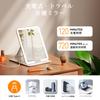 Auxmir Настольное складное зеркало для с LED 3 бесступенчатыми залами USB Регулируемый 1500 мАч Высокий Power Bank Легкое компактное зеркало, Макияж, Свет, Цвета,