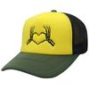 American baseball cap mesh trend truck hat skull hand love embroidery halloween shade truck hat