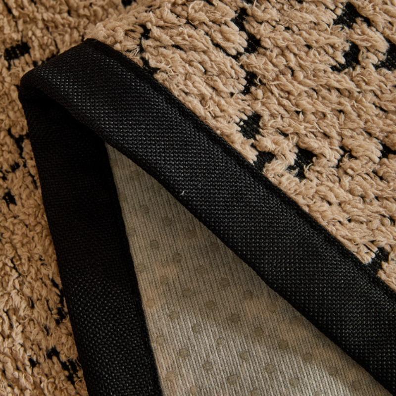 Простая плюшевая подушка для дивана с рябью, украшение для гостиной, противоскользящее полотенце для спинки, современная мода, все включено, стеганый универсальный чехол для дивана