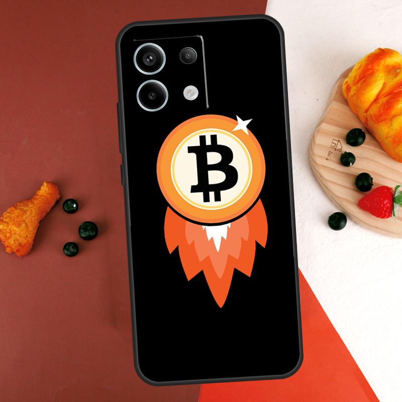 Bitcoin Case For Xiaomi Redmi Note 14 Pro 9 10 11 12 13 Pro 10S 11S 12S Redmi 13C 10C 12C 14C Coque