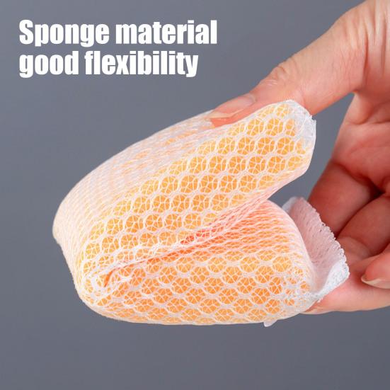 5/10 шт. Чистящая губка Уникальная сетчатая поверхность Сильная дезактивация Легкая губка для мытья посуды