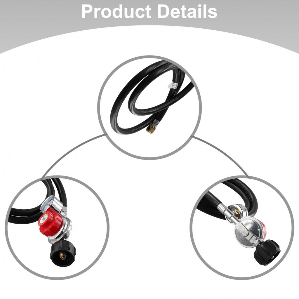 Adjustable Pressure BBQ Grills Propane Gas Regulator