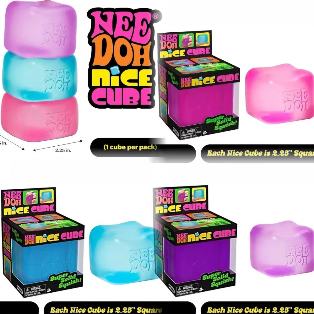 Популярный Последний Schylling Needoh Nice Cube, Тактильные Игрушки, Антистрессовые Кубики, Пазл для Снятия Стресса, Снятие Напряжения, Сувенир Для Детей