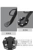 DENGUJD Pokmil Motorcycle Stand Kickstand Magnification Extension Side Stand Extension Motorcycle Parts Stand, Plate, Amplifier, Stand, Pad,