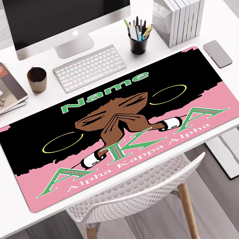 Custom Name AKA Theme Mouse Pad, Non Slip Rubber Base, Multifunctional Office & Home Decor, Perfect for Workspace Personalization.