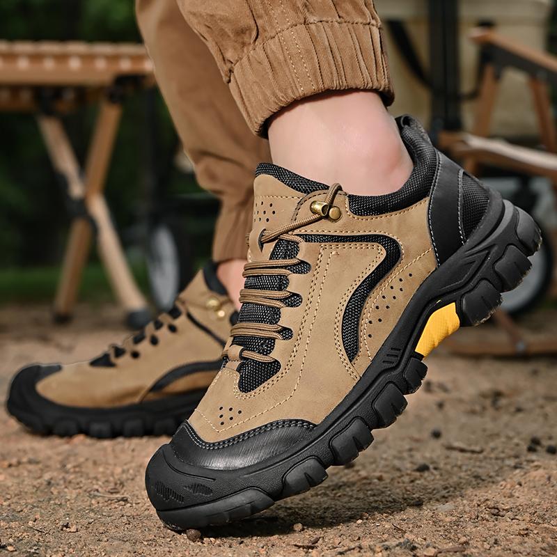 Роскошные мужские походные кроссовки из натуральной кожи для мужчин, повседневная обувь для походов и отдыха, обувь для скалолазания