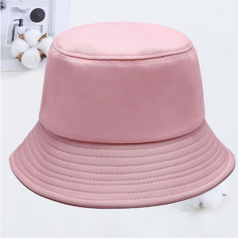 Cotton Fisherman Hat Summer Basin Hat Outdoor Sunshade Girls Sun Protection Sun Hat Printing Embroidery Men