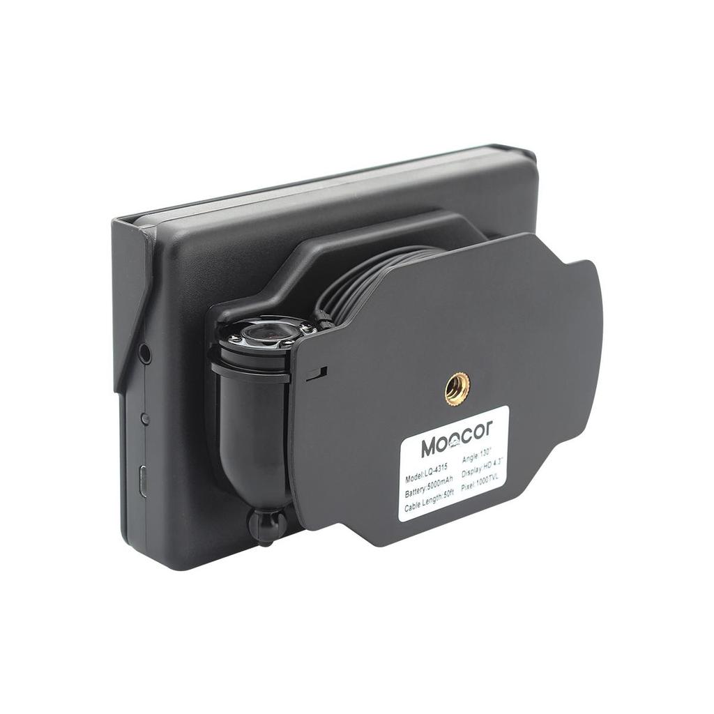 Underwater Video Fishing Camera MOQCQGR with Infrared light,480P Winter Fishing Camera,15m Fish Finder,5000mAh Battery