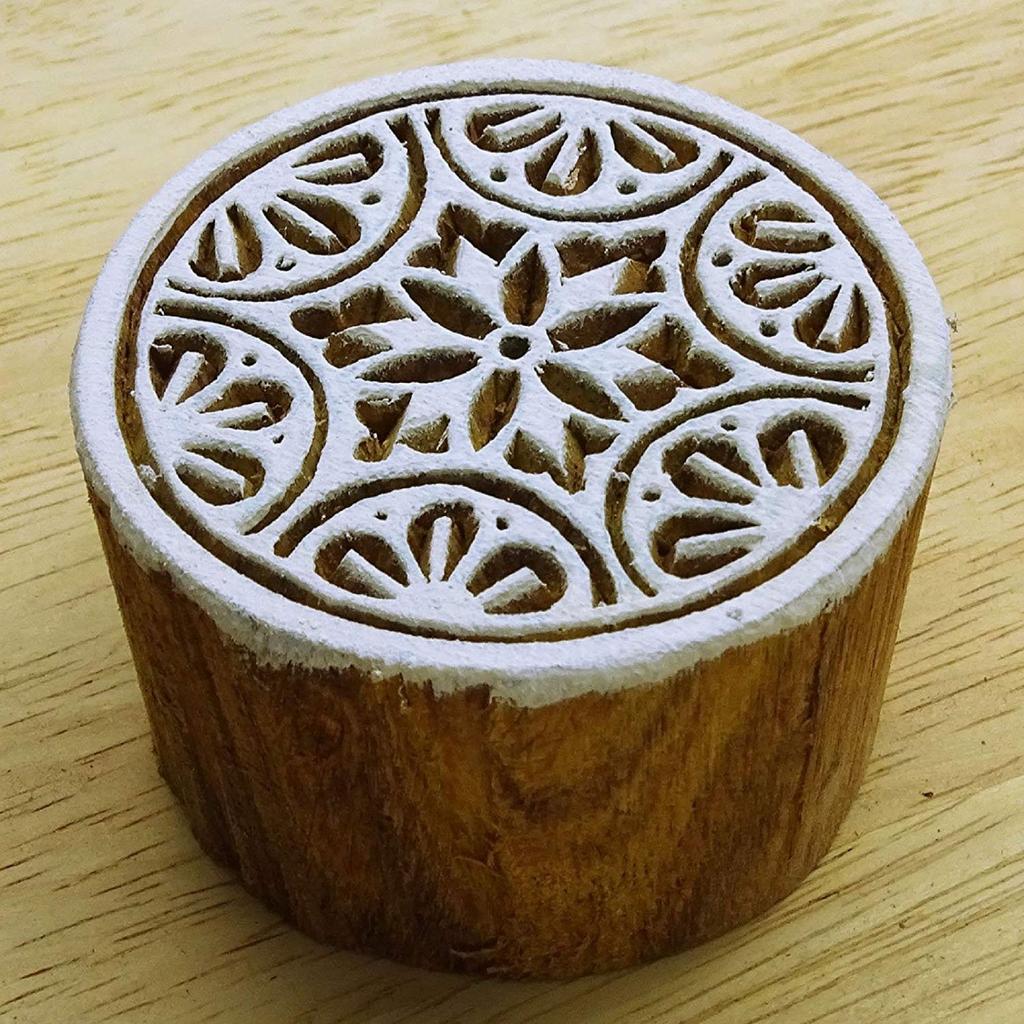 Ткань флористической печати индийская деревянная штампует деревянный блок печатания декоративный