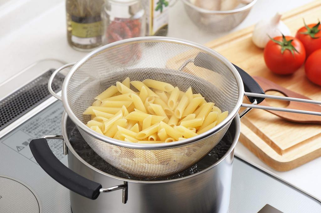 Ситечко из нержавеющей стали Yoshikawa 20 см, сделано в Японии, идеально подходит для подарочной упаковки, характеристики SJ1389