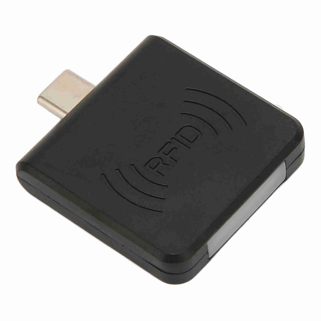 RFID ID мобильный телефон считыватель карт типа C интерфейс 125 кГц портативный считыватель смарт-карт черный