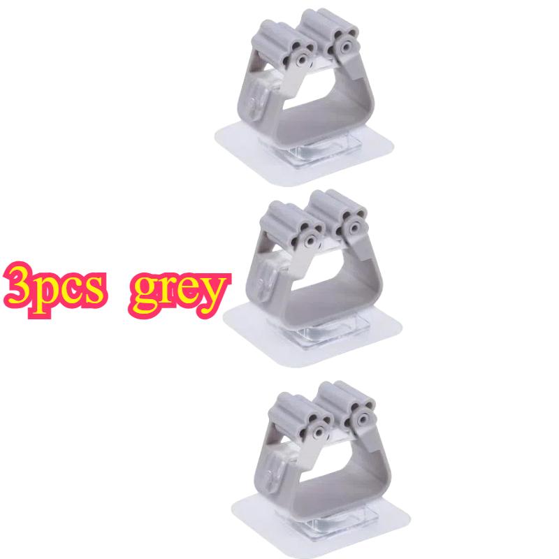 1/3 шт. стойка для хранения швабры, всасывающая труба для ванной комнаты, бесследный зажим для швабры, вешалка для метлы, настенная водонепроницаемая стойка для швабры