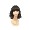 All-wig Lollipop Wave Bob Heat-resistant Chocolate Black