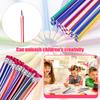 Пакет из 42 штук Flexibles Y Suaves, LáPices De 2.1 Pulgadas, LáPiz Suave Y Novedoso Con Borrador Para NiñOs, Regalo Para E