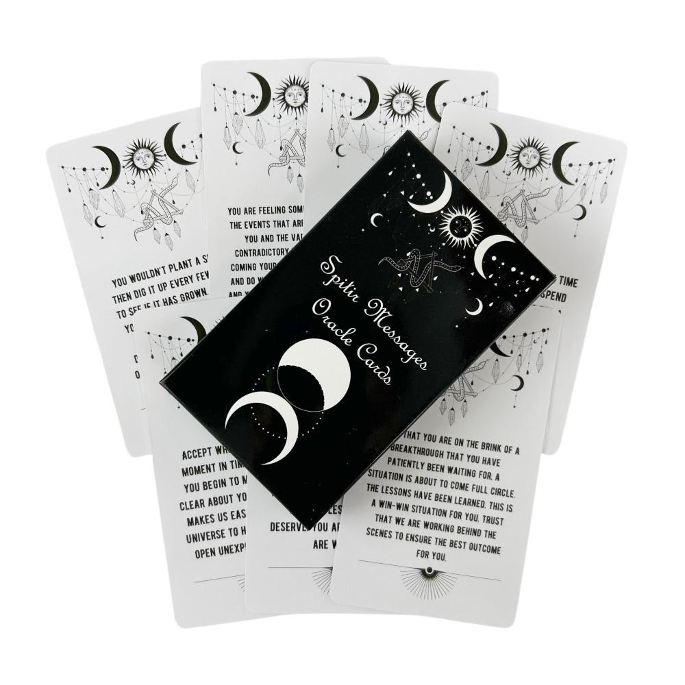 Дух животных Оракул Карты Гадания Колода Английское Видение Издание Таро Доска Игра Игра Для Вечеринки