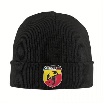 Новая Abarth Scorpion Новинка Классическая Полиэстеровая Вязаная Шапка для Женщин Мужчин Бини Зимняя Шапка Акриловая Крючком Шапка-Дыня