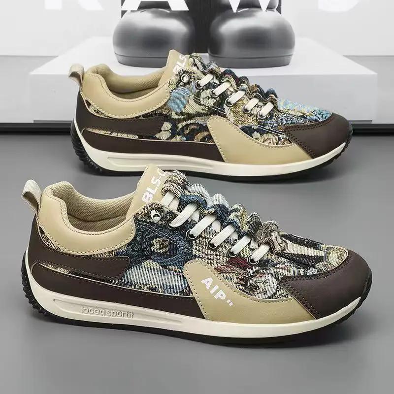 Мужские кроссовки, модные, дышащие, сетчатые, на толстой подошве, спортивные, повседневные, кроссовки, мужские, нескользящие, кроссовки Zapatillas Hombre