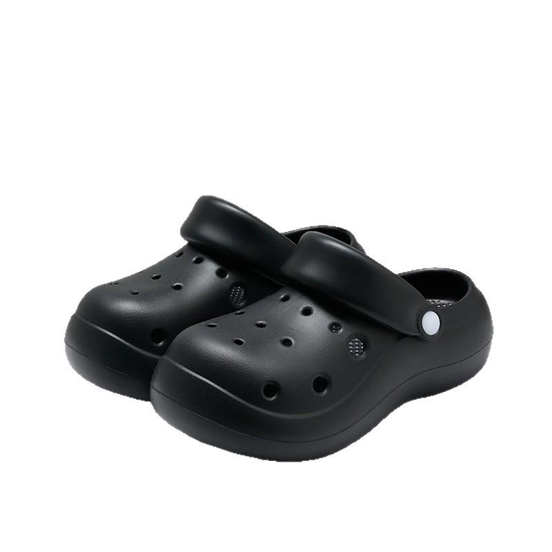 Женские летние новые мультяшные милые уличные шлепанцы с закрытым носком, не скользкие, не пахнущие