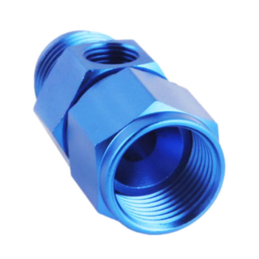 New AN4 6 8 10AN Male to Female 1/8 NPT Gauge Sensor Side Port Adapter Oil Fuel Fitting Hose End adapter car Pressure Regulators 5