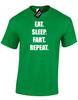 Eat Sleep Fart Funny Rude Joke Design Gift For Him Unisex T-Shirt
