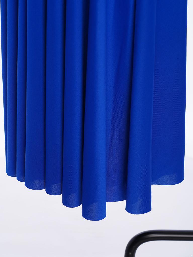 Girls Worship Dance Costume Long Sleeve Round Neck A Line Maxi Dress Glittery Rhinestone Choir Outfit