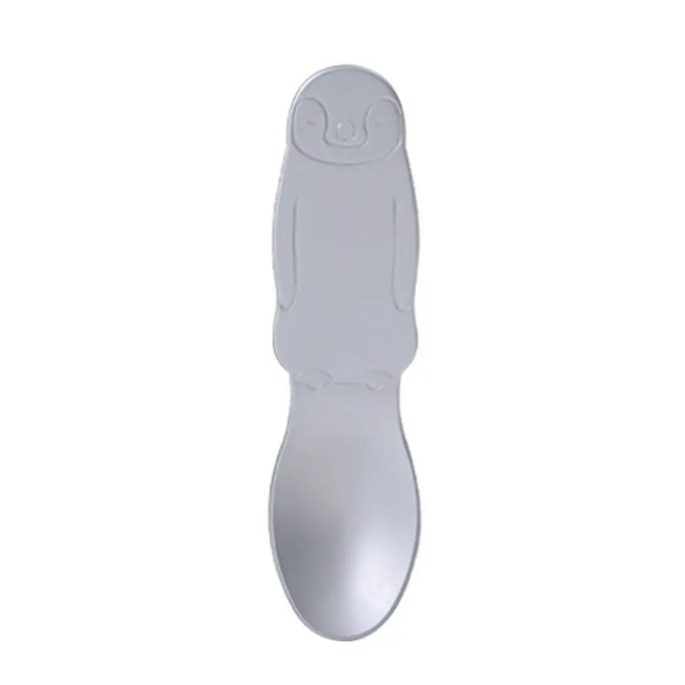 Aluminum Ice Cream Spoon Japan Penguin/bear Pattern Dessert Spoon Silver Self-melting Type Coffee Spoon Pudding4