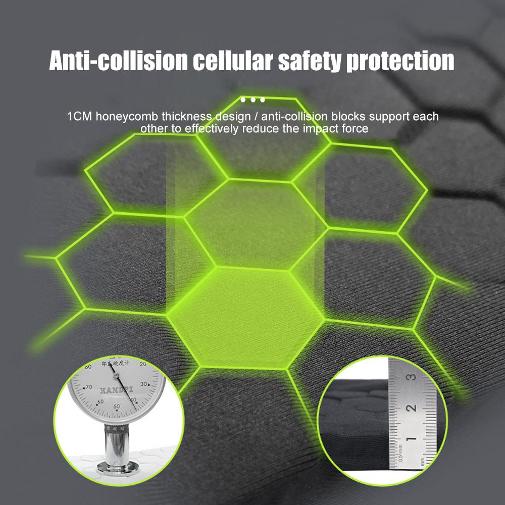 1 Pcs Honeycomb Soccer Shin Guards Football Shields Sports Legging Shinguards Leg Sleeves Protective Gear Shank Protector Unisex