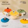 Cartoon Silicone Dustproof & Heat-Resistant Mug Lid