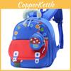 Детский мультяшный школьный рюкзак для дошкольников из дышащей ткани Оксфорд для мальчиков и девочек