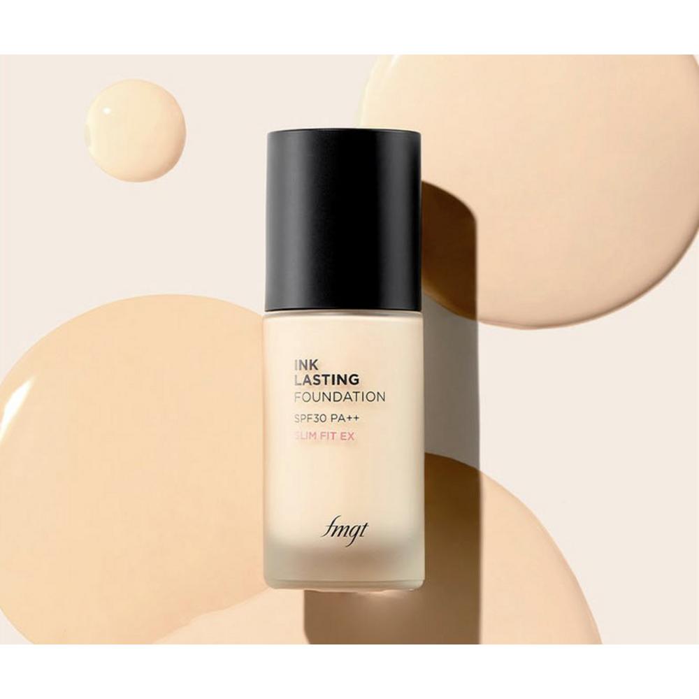 The Face Shop Тональная основа Ink Lasting Foundation Slim Fit EX 30 мл, N203 Натуральный бежевый, 3 шт.