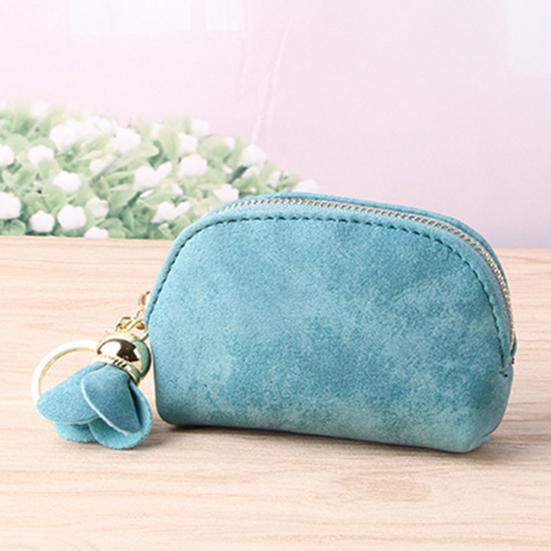 Женский кошелек из искусственной кожи для монет, держатель для ключей, органайзер на молнии, мини-кошелек