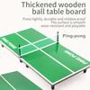 Tabletop Table Tennis Games Wooden Thick Table Tennis Board Game Indoor Outdoor Sports Table Board