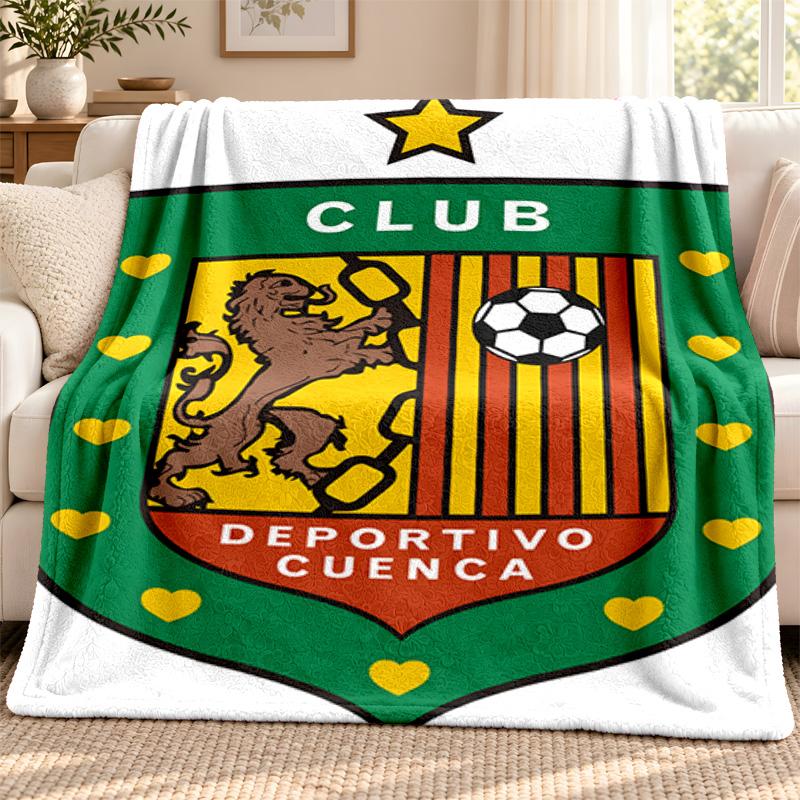 Club Deportivo Cuenca blanket Flannel Blanket Soft Cozy Plush Throw for Sofa Bed Lightweight Home Decoration Outdoor camping