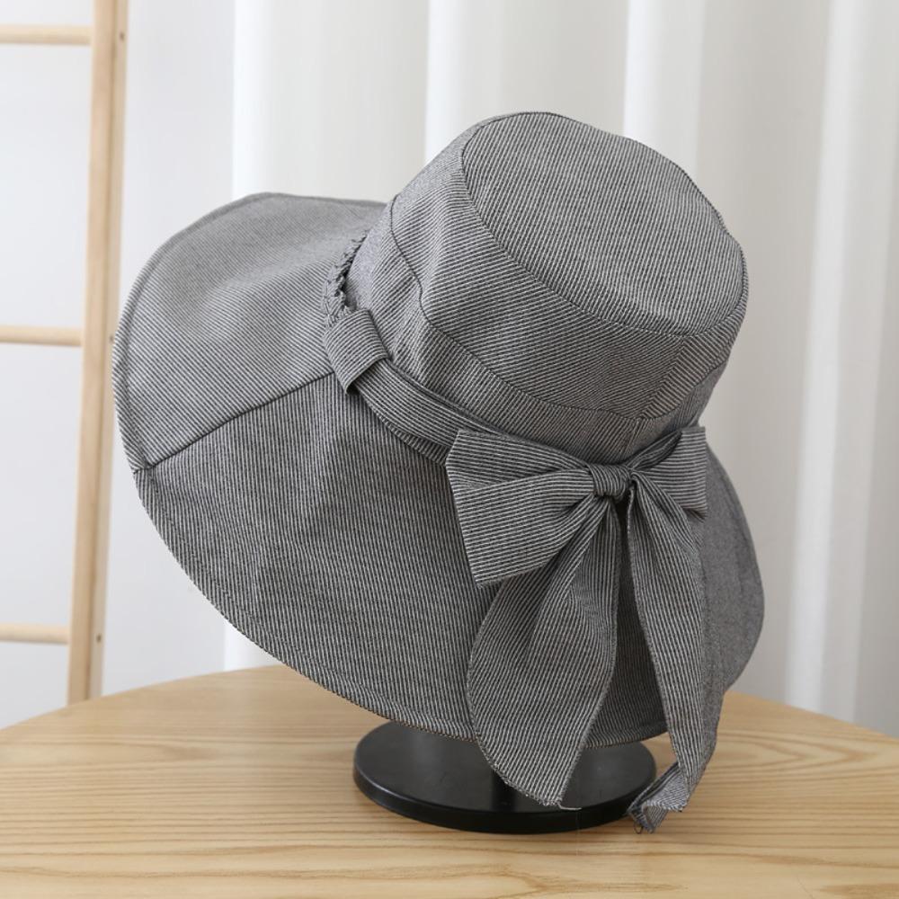 Casual Women's Sun Hat Wide Brimmed Fishman Hat Portable Bucket Hat  Beach