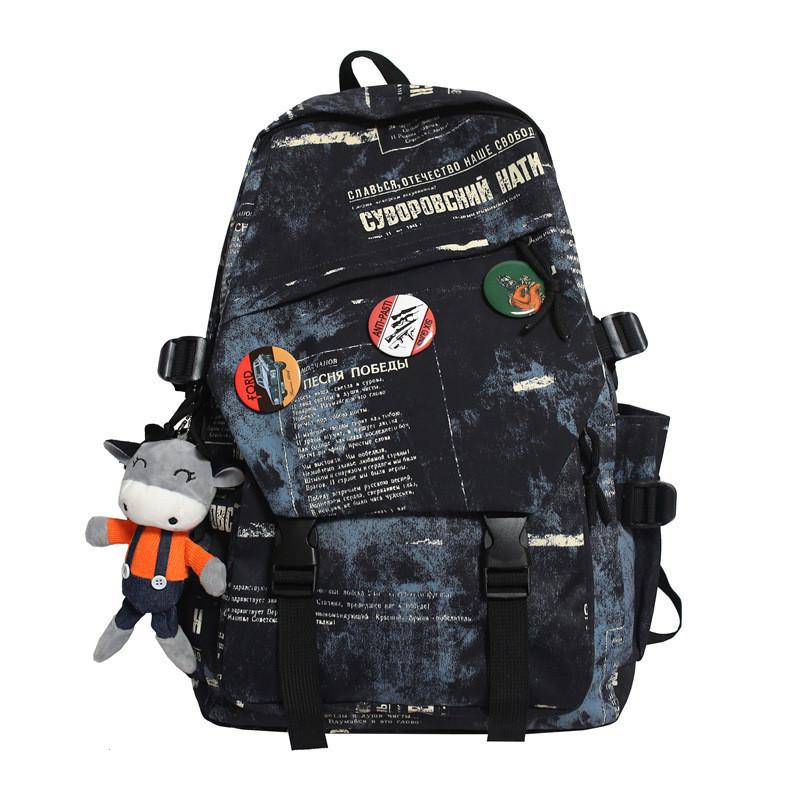 Модный Спортивный Рюкзак для Учеников Средней и Старшей Школы, Студентов Колледжей 2023 Новый Ранец Мужской Женский