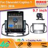 9.7" Vertical Style Tesla Screen Car Radio For Chevrolet Captiva 1 2011 2016 GPS Navigation Multimedia Player Carplay 2din