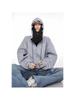 2025 Unisex Hong Kong Style Loose Hooded Sweatshirt - Trendy and Versatile
