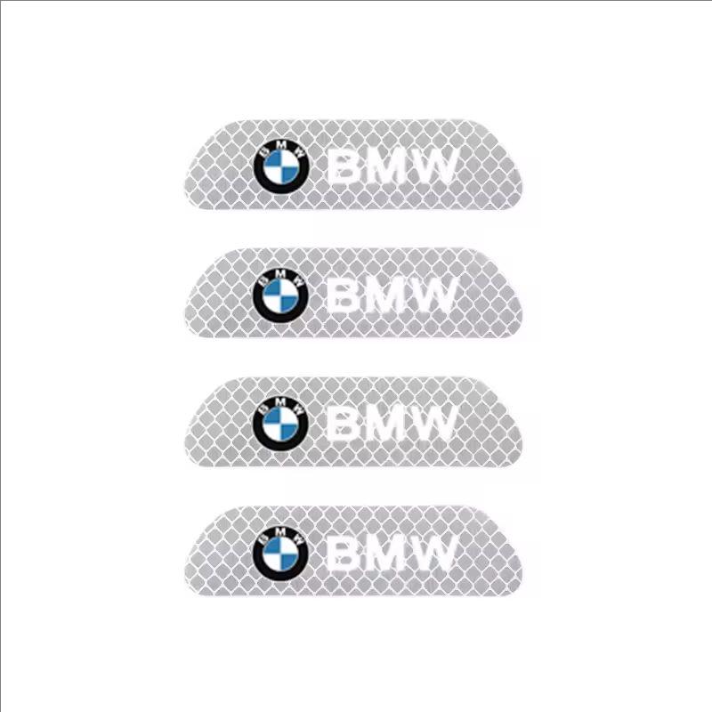 4Pcs Car Door Sticker Safety Warning Reflective Mark For BMW G80 G06 G07 G42 G14 G15 G16 F82 X1 X3 X5 X7 M1 M2 M3 M4 M5 M6 M7 YL6