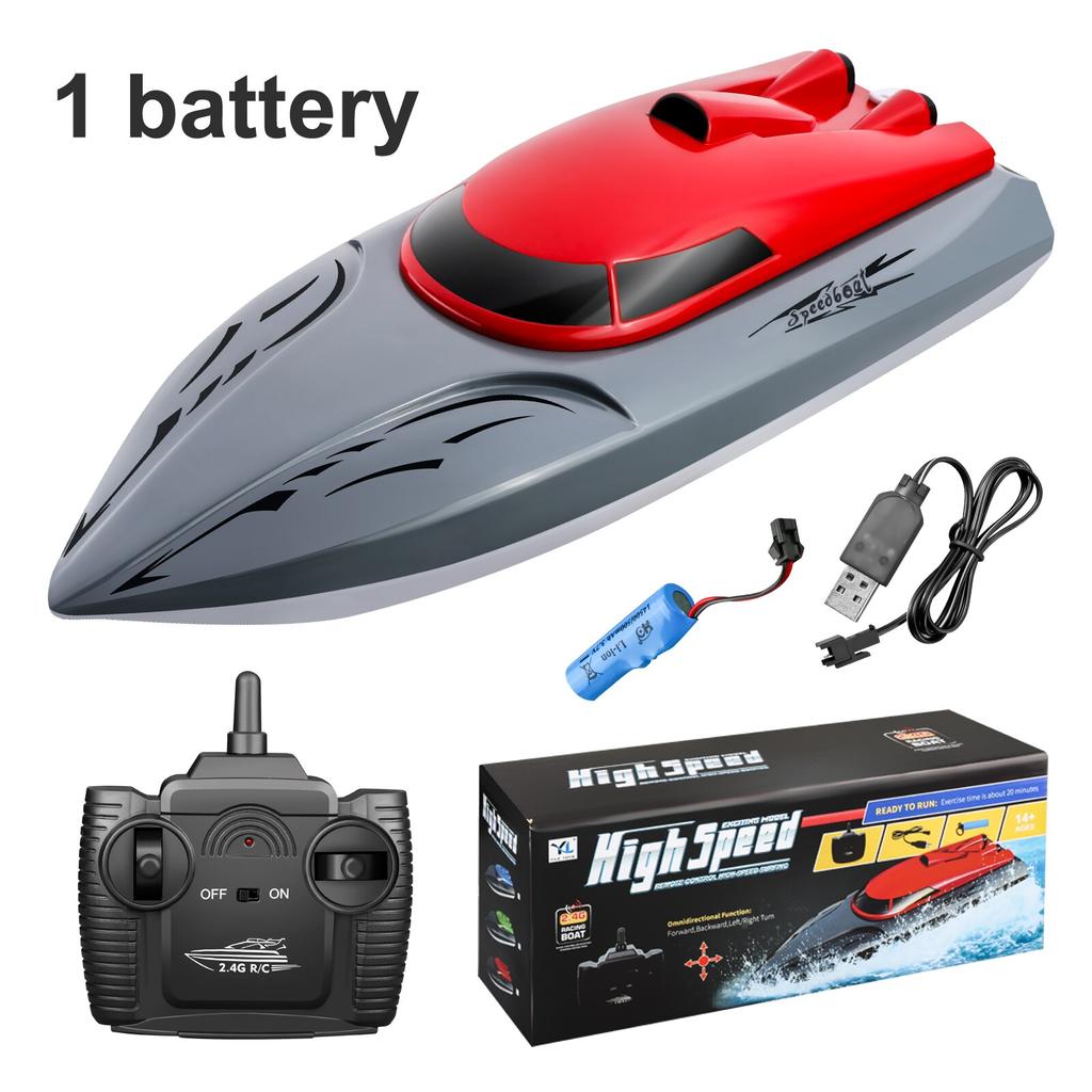 High-speed Yacht RC Boats 2.4G Upgraded Remote Control Ship Charging Version Summer Toys for Competition Gift