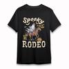 Women's Oversize Classic T-Shirt Cowboy Ghost Bat Rodeo Halloween 100%Cotton Tee