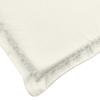 Lounge Chair Cushion Melange Cream (75+105) x 50 x 4 cm Fabric
